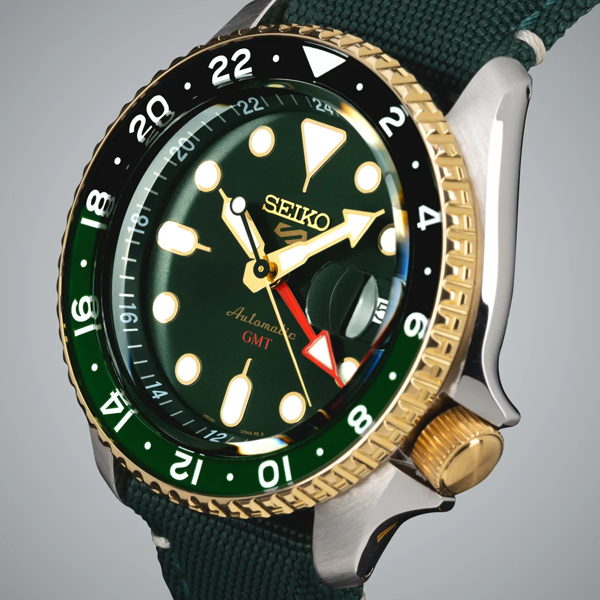 Seiko 5 Sports Forest Green Sunrise India Limited Edition Watch - SSK050K1 - Image 2