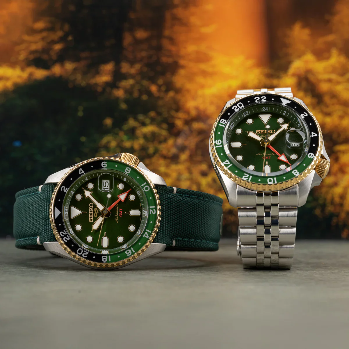 Seiko 5 Sports Forest Green Sunrise India Limited Edition Watch - SSK050K1 - Image 8