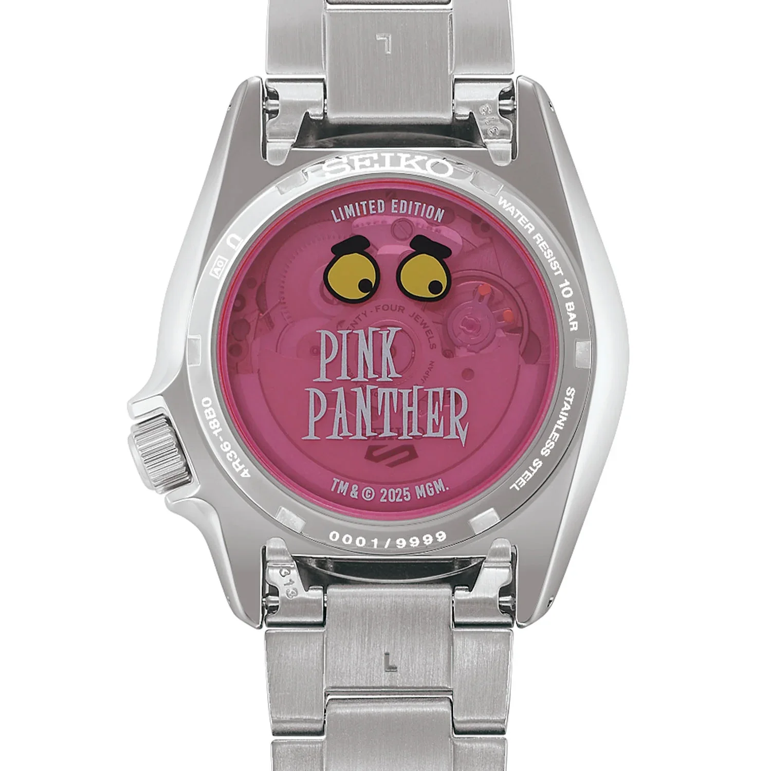 Seiko 5 Sports Pink Panther Limited Edition Automatic Unisex Watch SRPM07K1 - Image 3