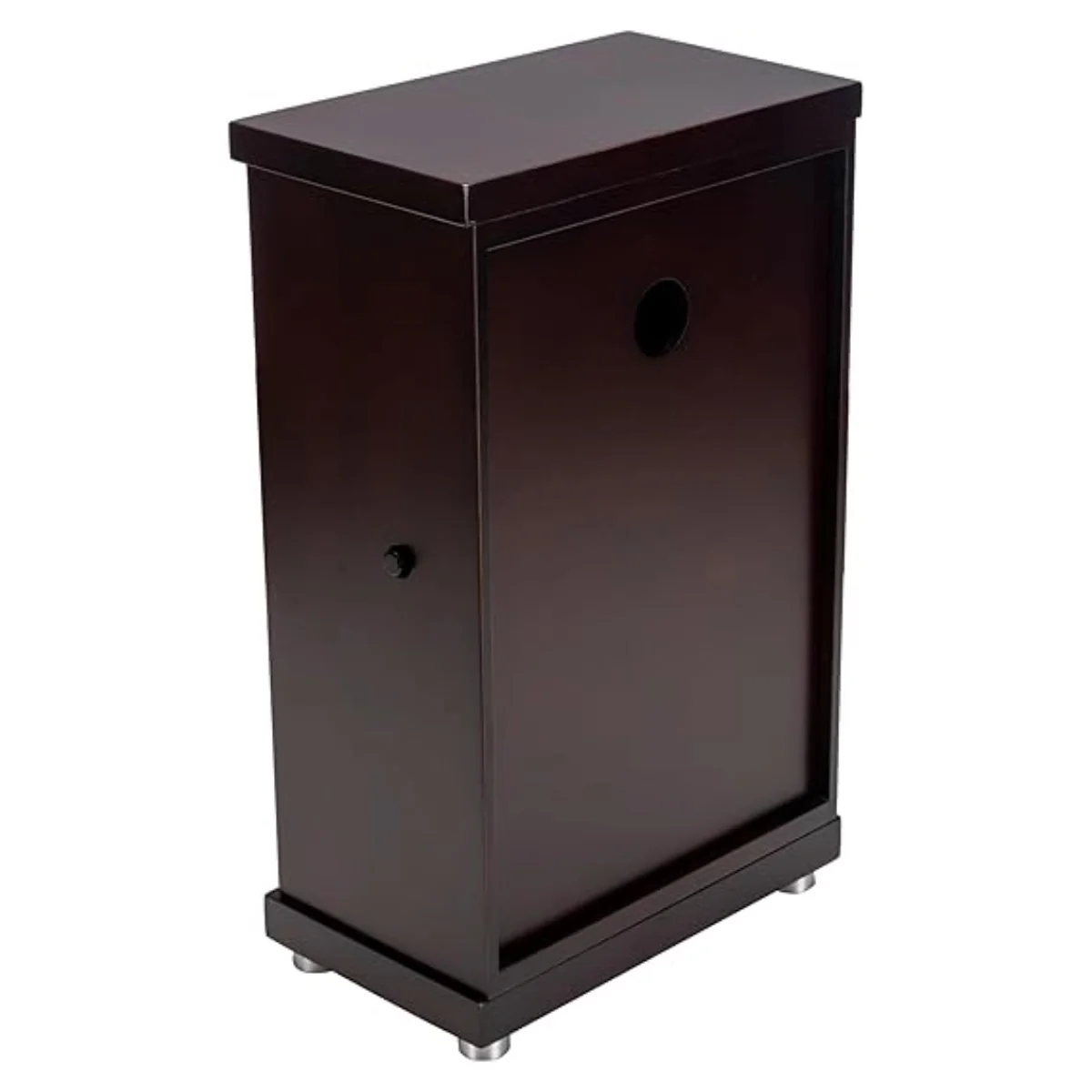 Seiko Table Clock Elegant Rectangular Wooden Dual Chime Sound Pendulum QXW251BN - Image 3