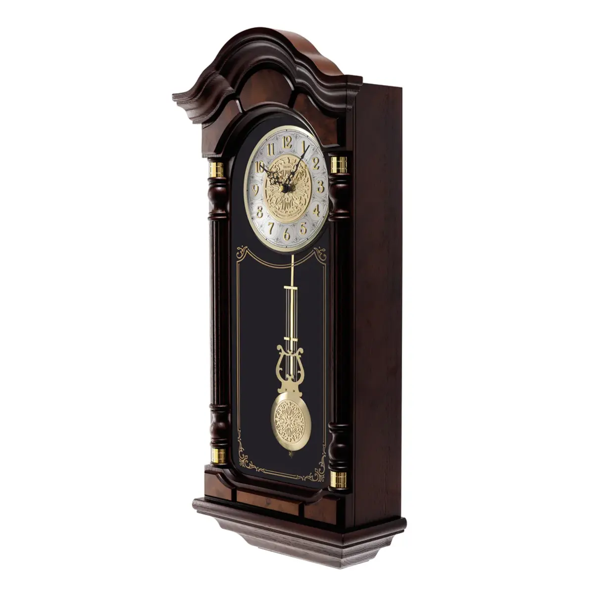 Seiko Wall Clock Alder Wood Pendulum QXH004BN - Image 3