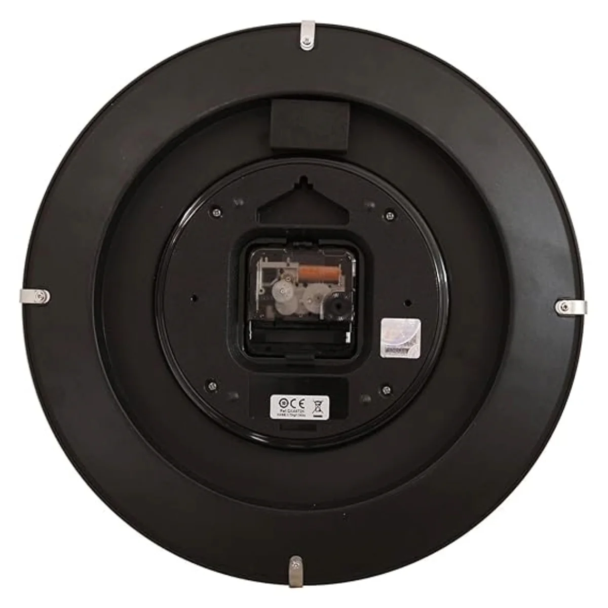 Seiko Wall Clock Elegant Round Analog Black Plastic Home Decor Full Figure QXA672KN - Image 2