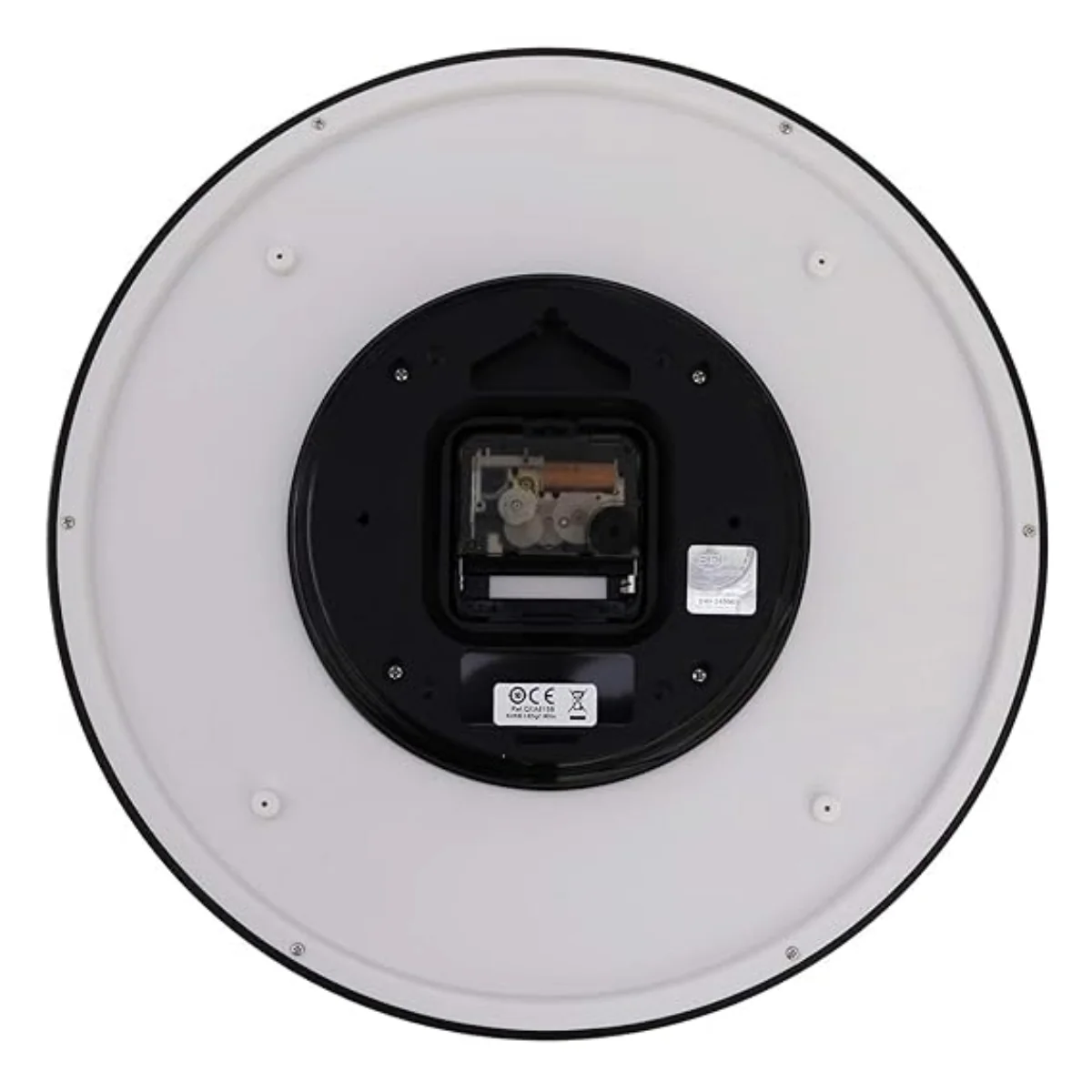 Seiko Wall Clock Elegant Round Analog Black Plastic Home Decor QXA615BN - Image 2
