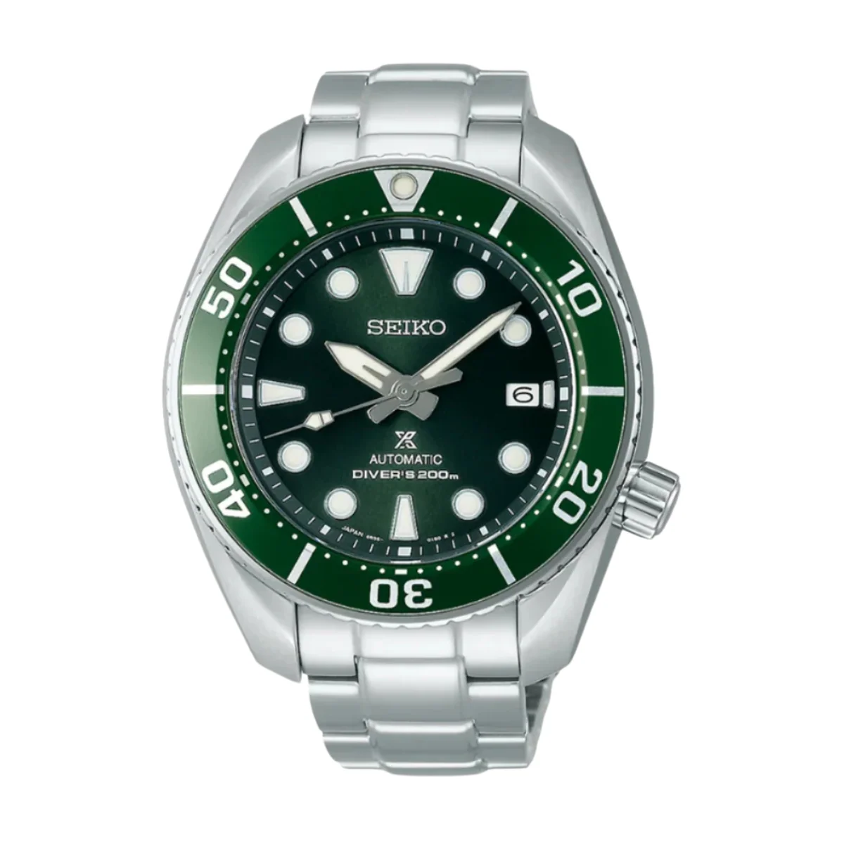 SEIKO Prospex Green Stain Steel Automatic Watch for Men - SPB103J1