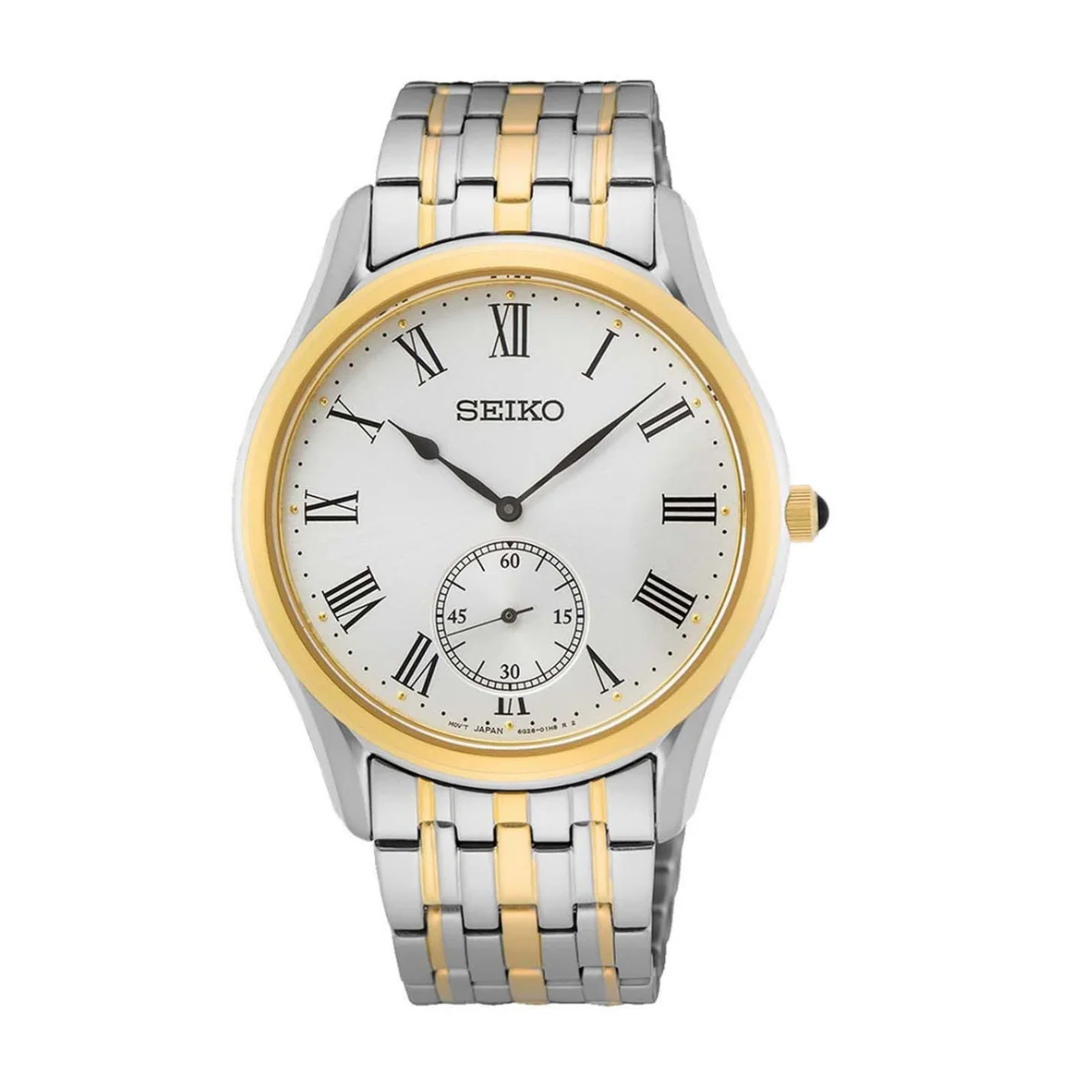 SEIKO Conceptual Quartz 39mm White Dial Quartz Men's Watch - SRK048P1