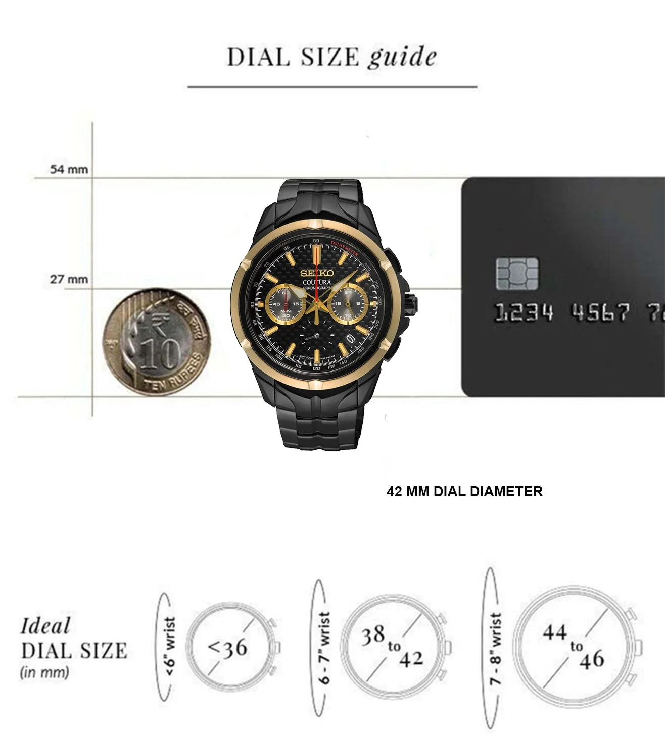 SSB442P1 | SEIKO Coutura Chronograph Watch for Men - Image 3