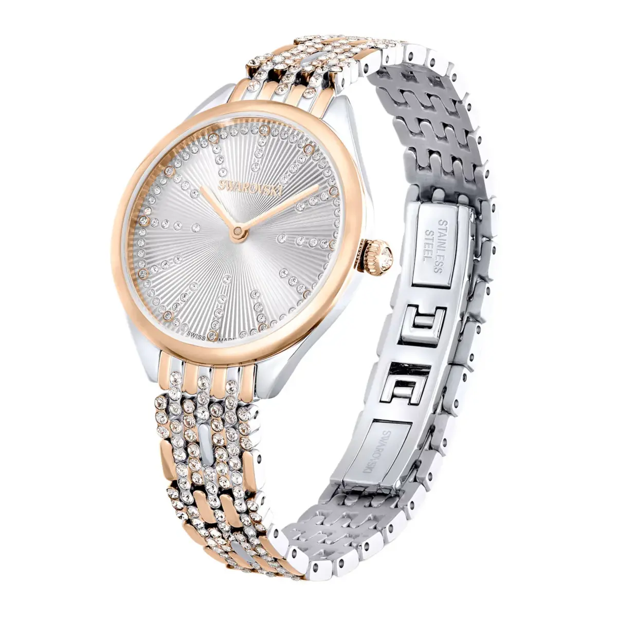 Swarovski Attract Swiss Made Pavé Crystal Women's Watch 5649987 - Image 3