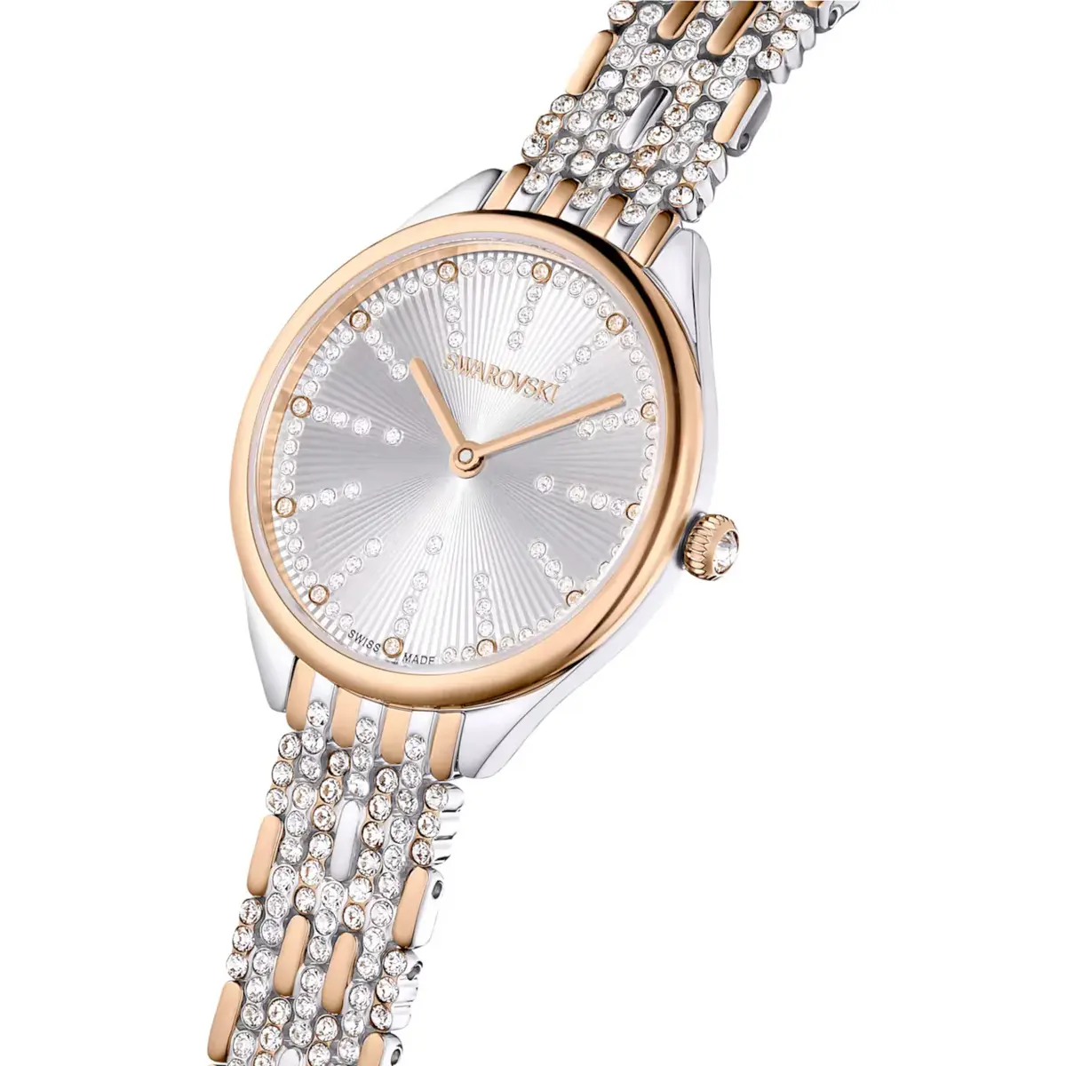 Swarovski Attract Swiss Made Pavé Crystal Women's Watch 5649987 - Image 4