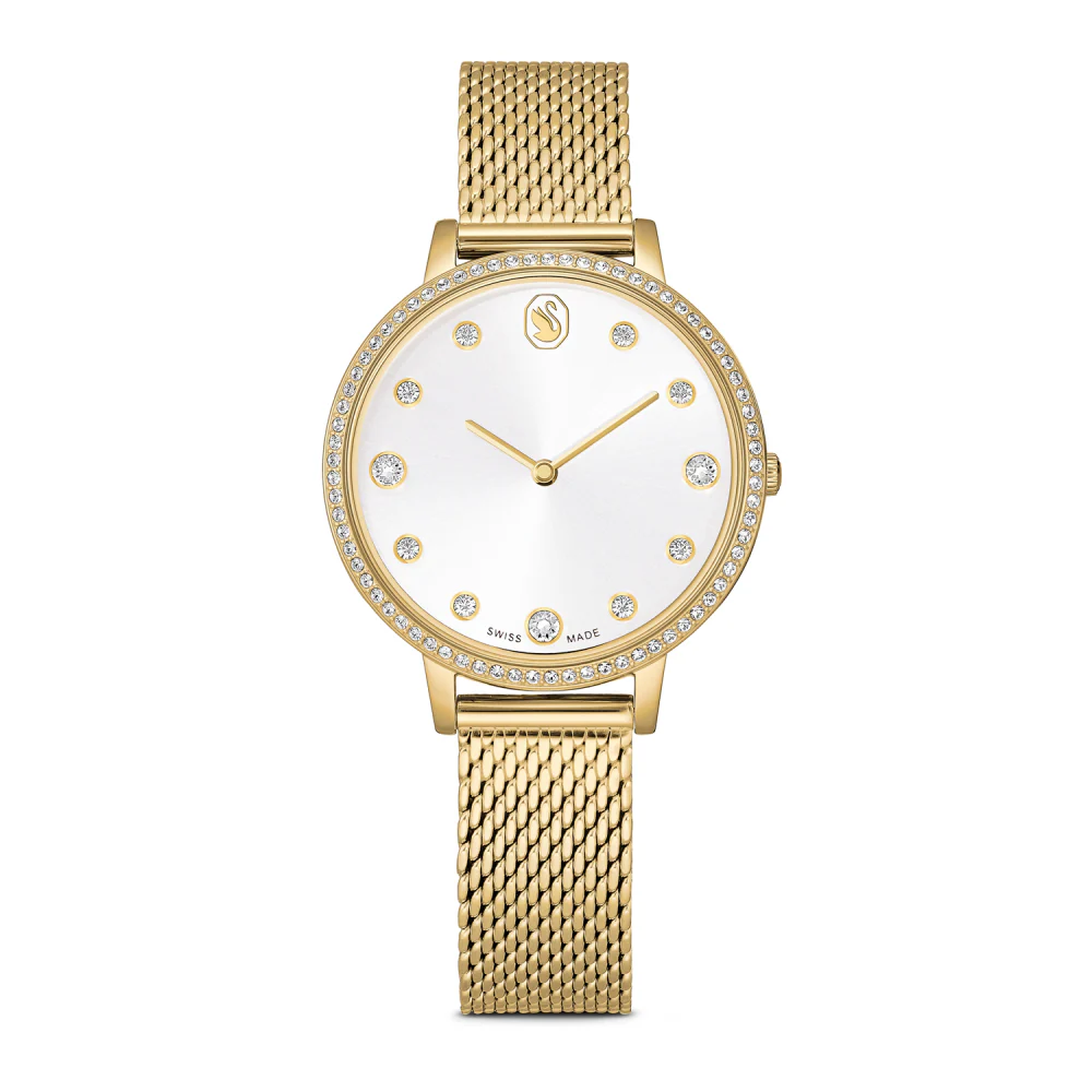 Swarovski Clarica White Round Dial Analog Women's Watch 5740823