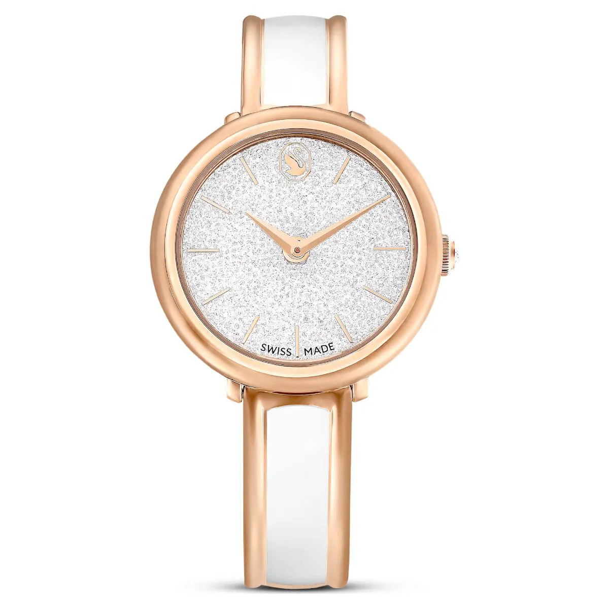 Swarovski Crystalline bangle Silver Glitter Dial Women's Watch 5689324