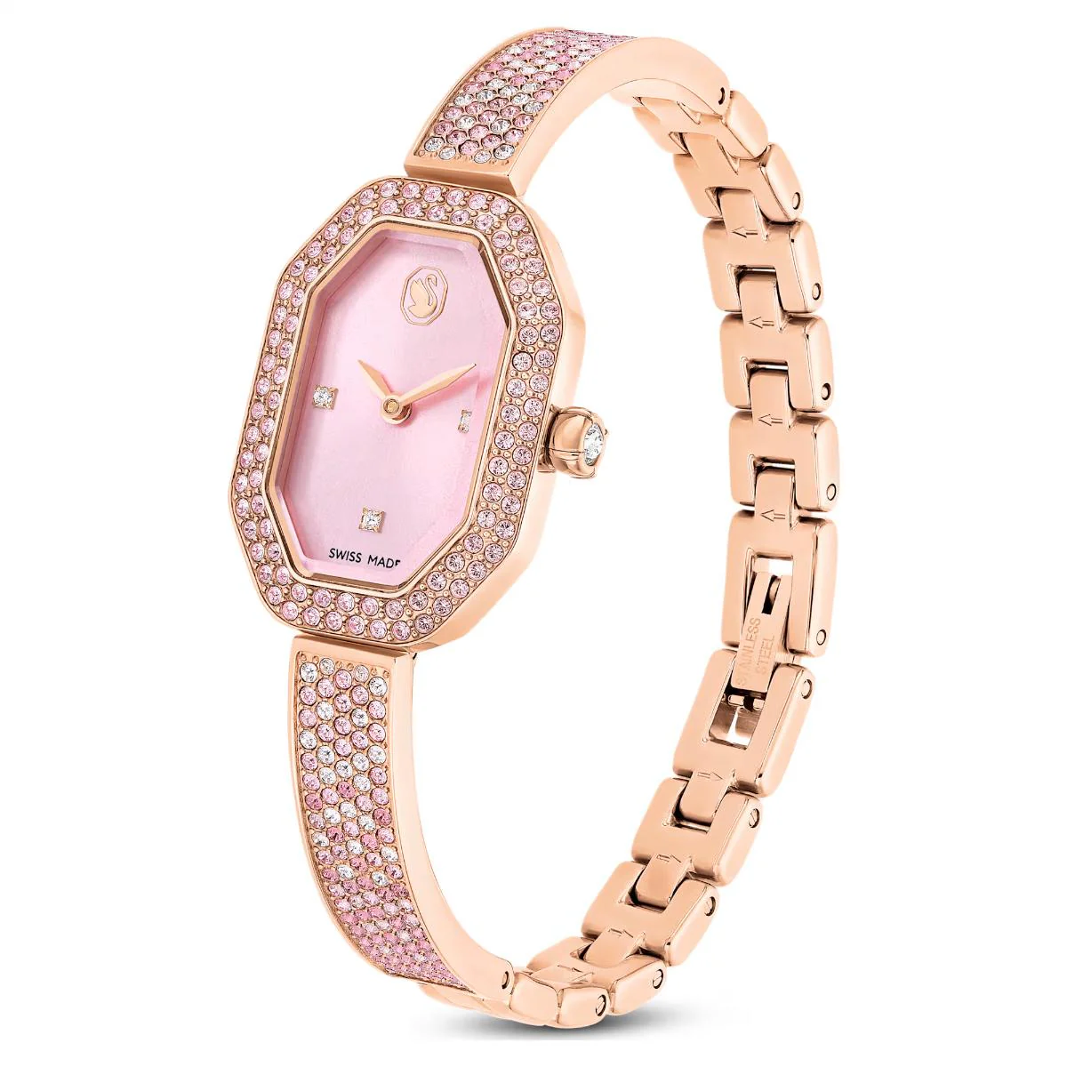 Swarovski Dextera bangle Pink Dial Analog Women's Watch 5717588 - Image 2
