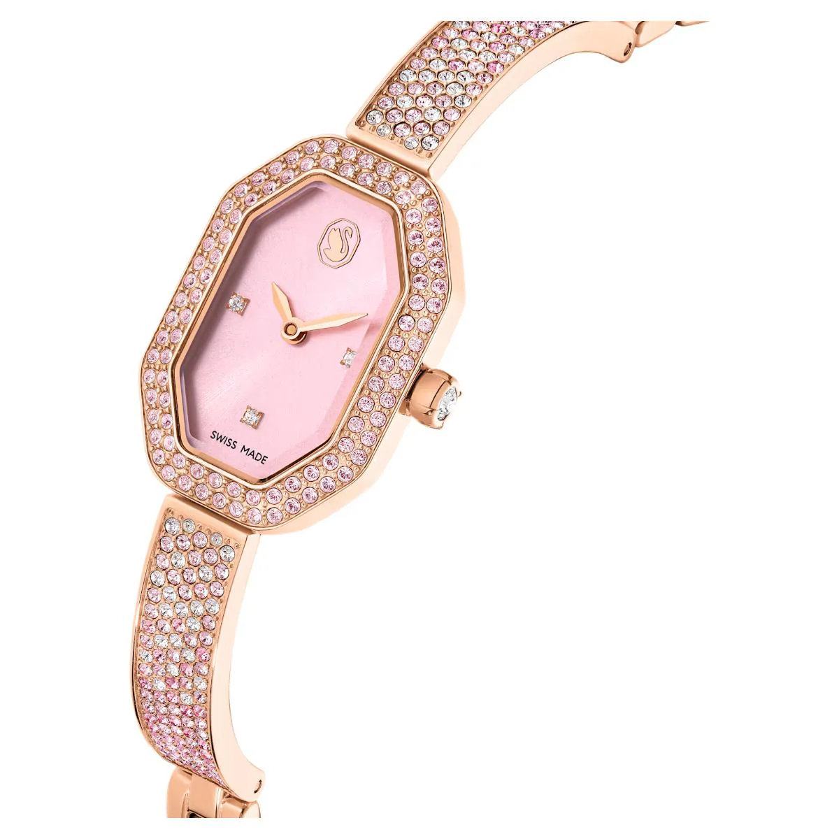 Swarovski Dextera bangle Pink Dial Analog Women's Watch 5717588 - Image 4