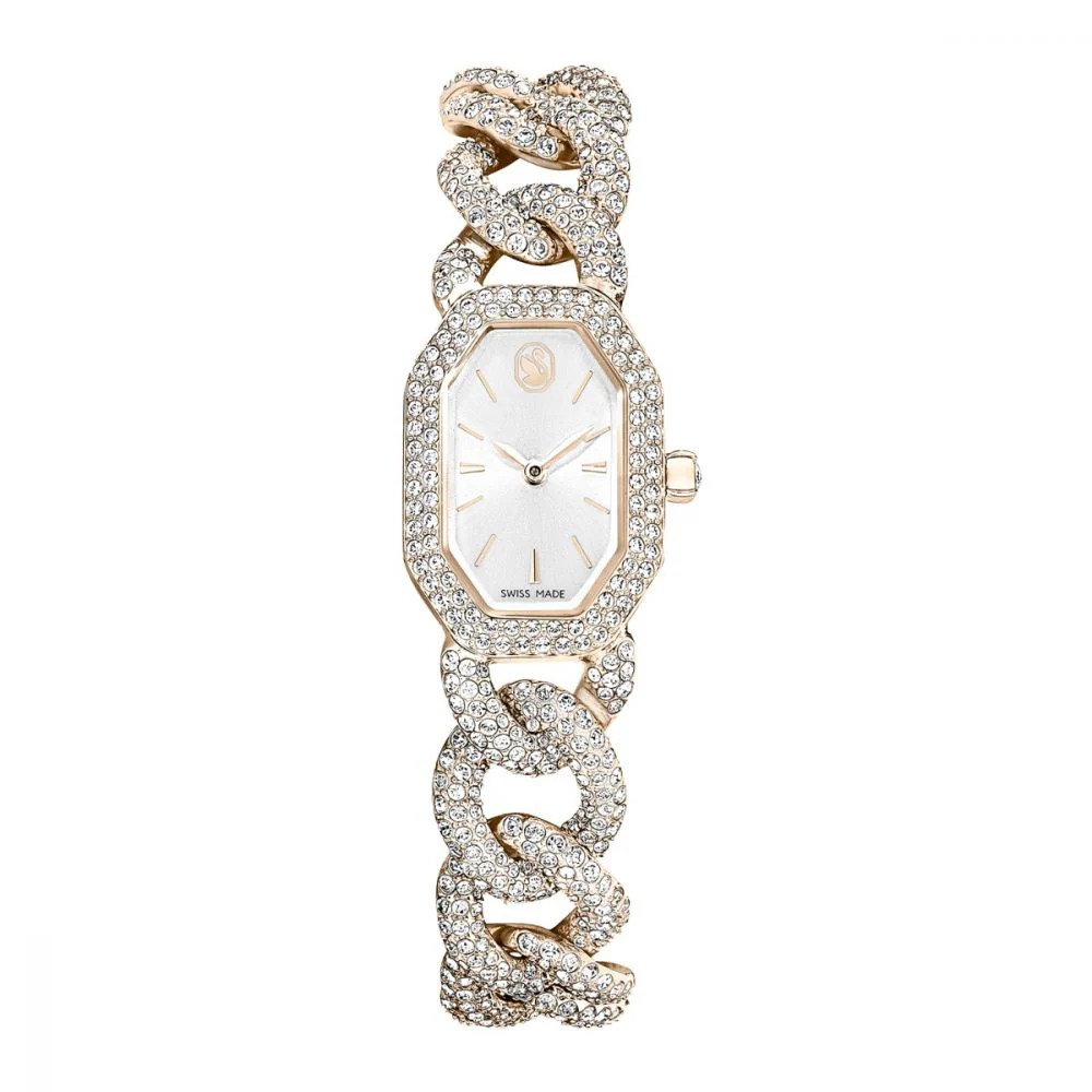 Swarovski Dextera Chain Gold Dial Analog Watch for Women 5711710