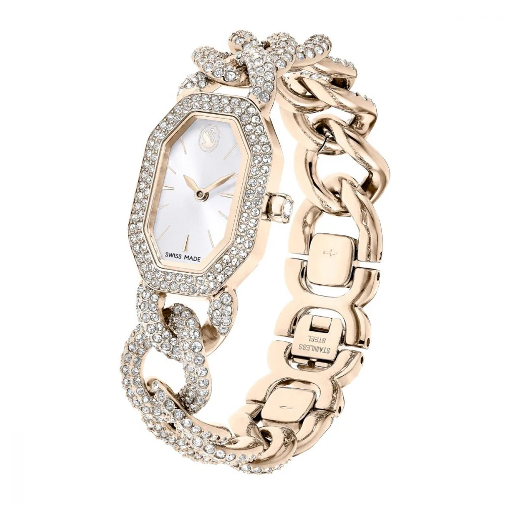 Swarovski Dextera Chain Gold Dial Analog Watch for Women 5711710 - Image 2