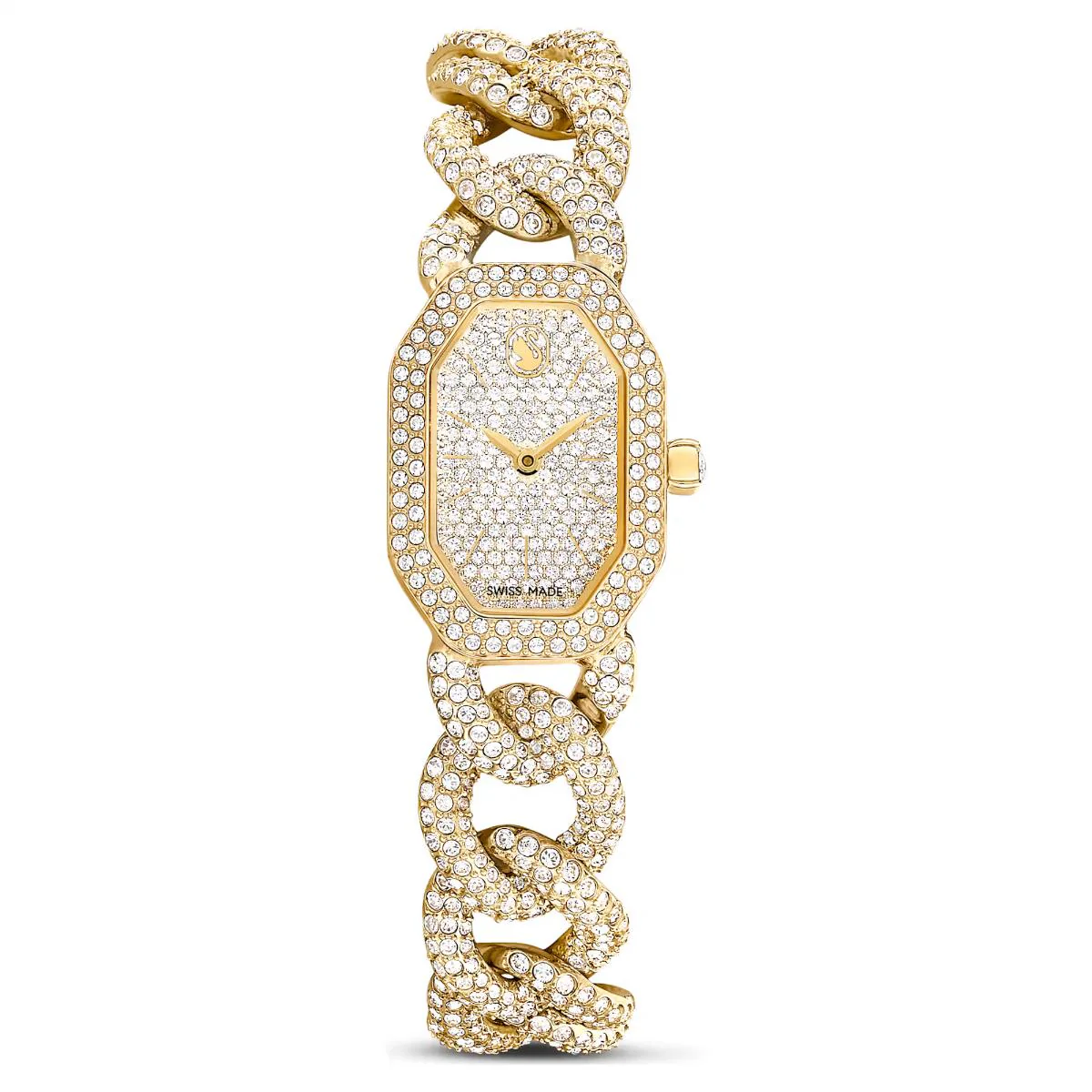 Swarovski Dextera Gold Dial Analog Crystal bracelet Women's Watch 5668854