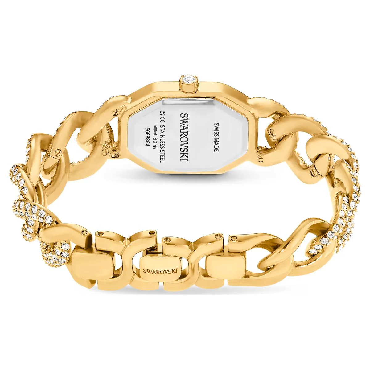 Swarovski Dextera Gold Dial Analog Crystal bracelet Women's Watch 5668854 - Image 3