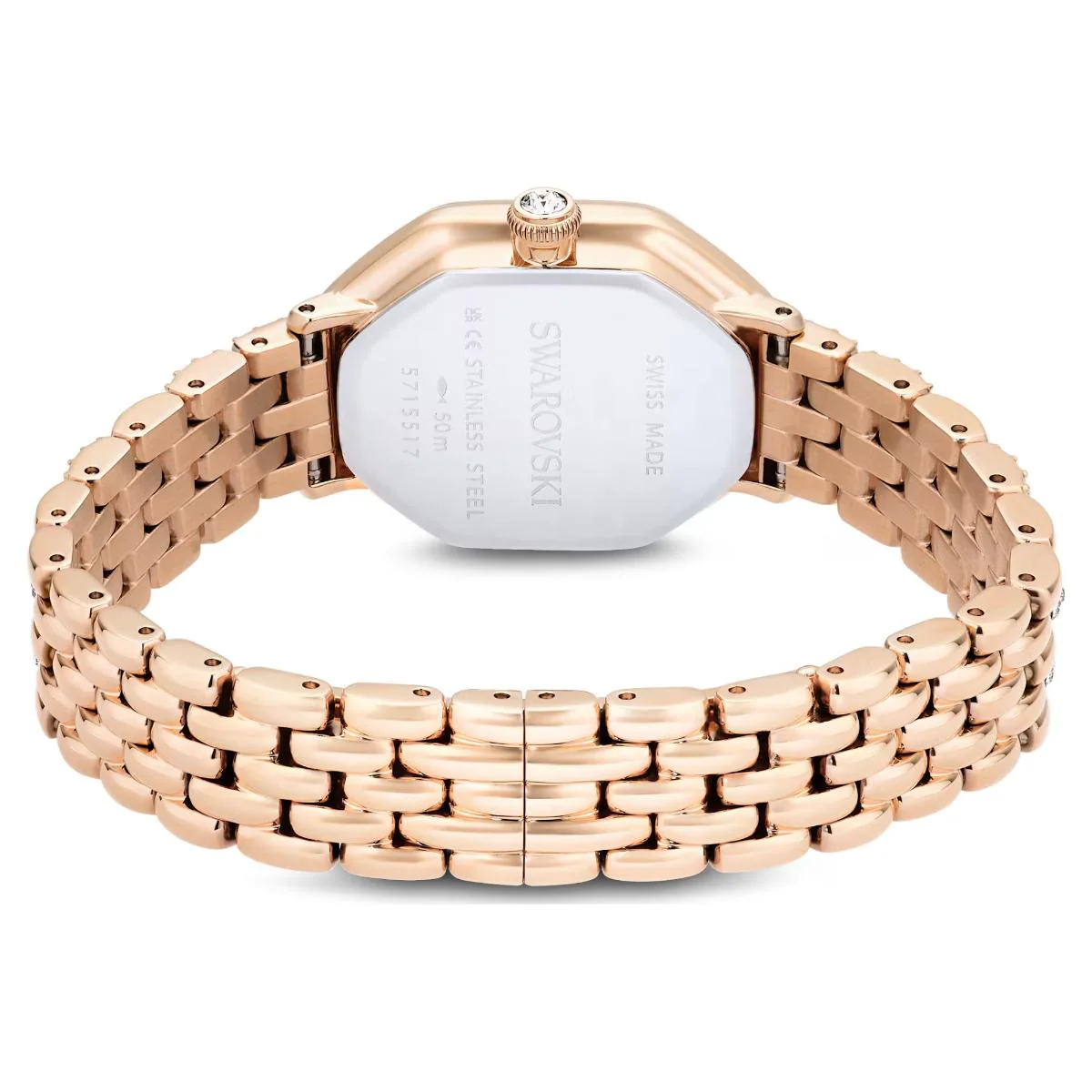 Swarovski Dextera octagon Swiss Made White Dial Women's Watch 5715517 - Image 3