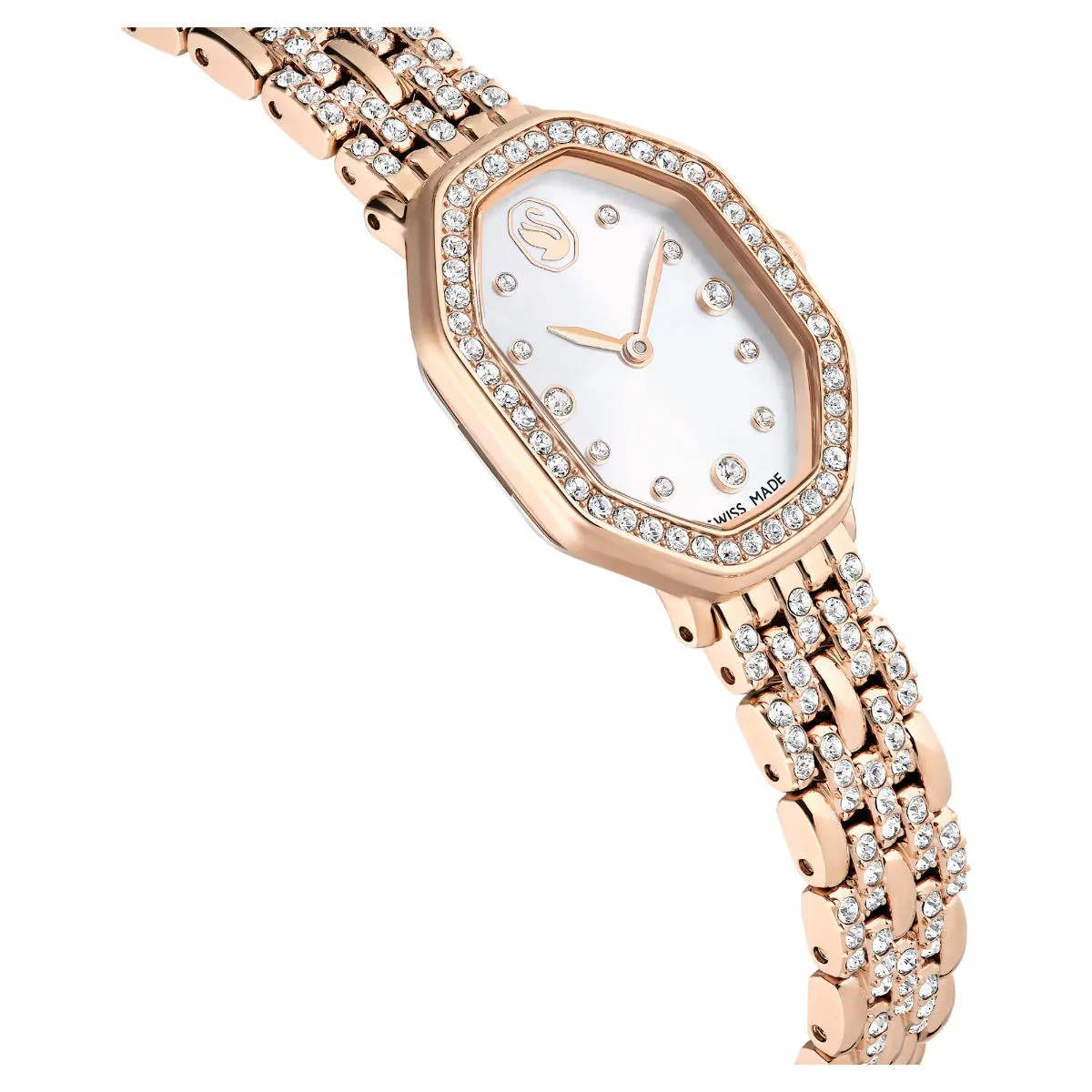 Swarovski Dextera octagon Swiss Made White Dial Women's Watch 5715517 - Image 5