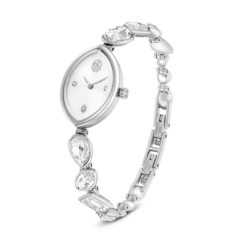 Swarovski Gema Oval Silver Dial Analog Women's Watch 5737955 - Image 2