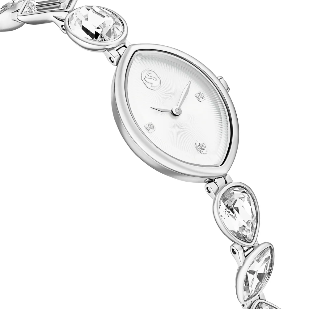 Swarovski Gema Oval Silver Dial Analog Women's Watch 5737955 - Image 3