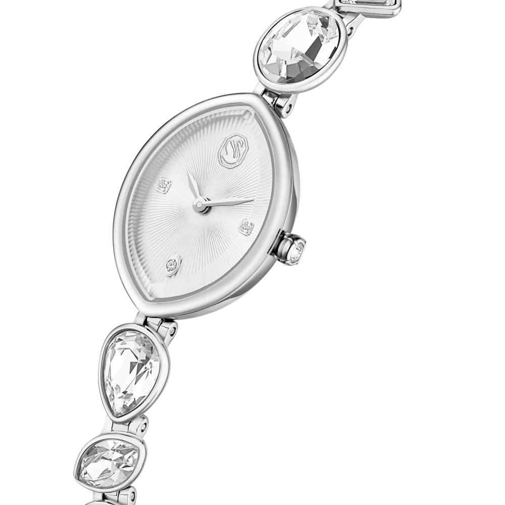 Swarovski Gema Oval Silver Dial Analog Women's Watch 5737955 - Image 4