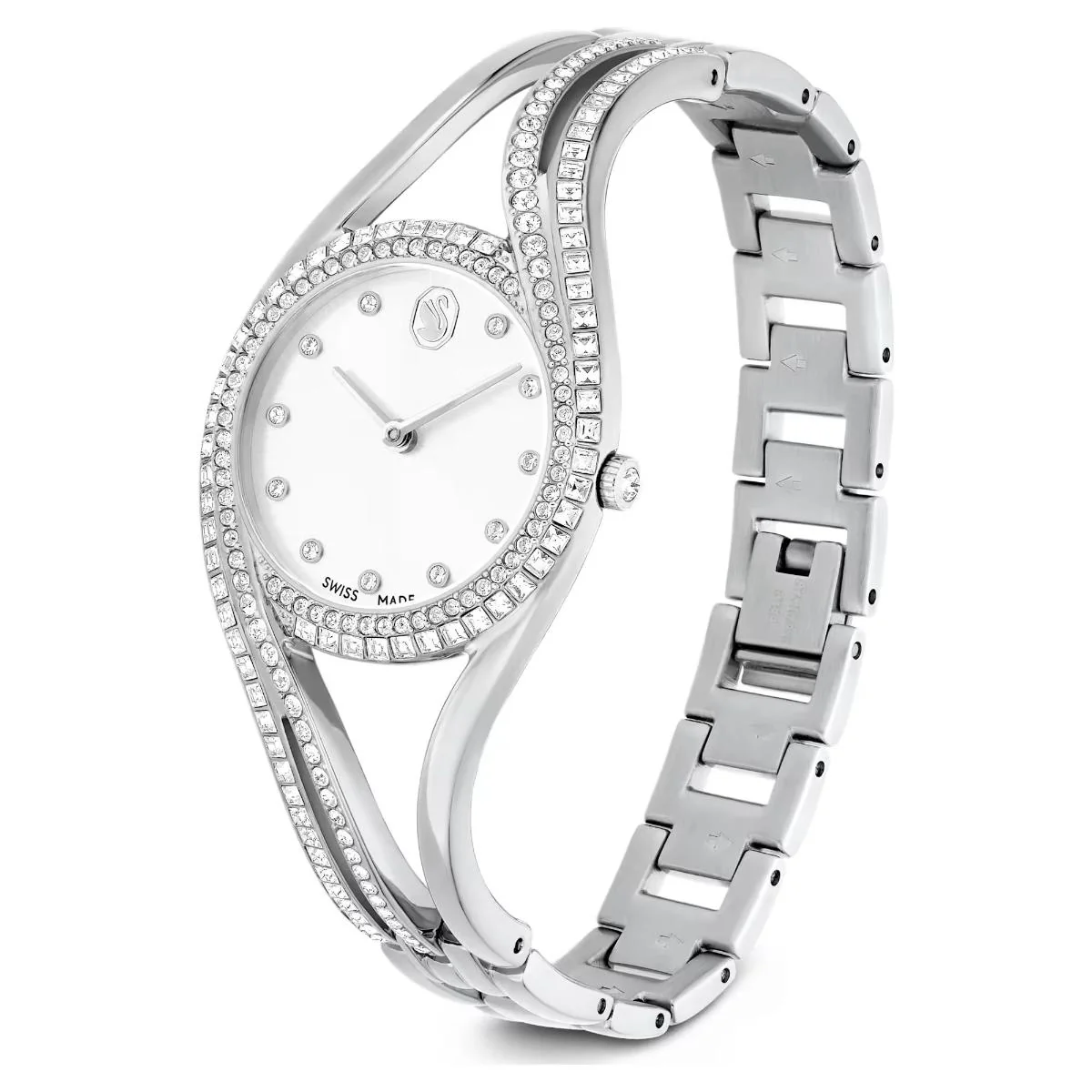 Swarovski Hyperbola Quartz White Dial Analog Women's Watch 5689432 - Image 2