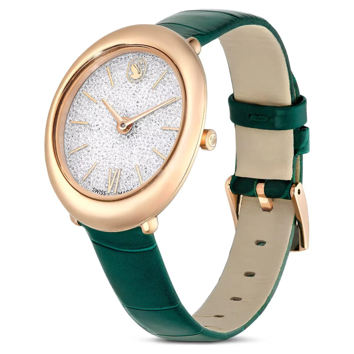 Swarovski Imber Oval Green Dial Analog Watch For Women 5717536 - Image 2
