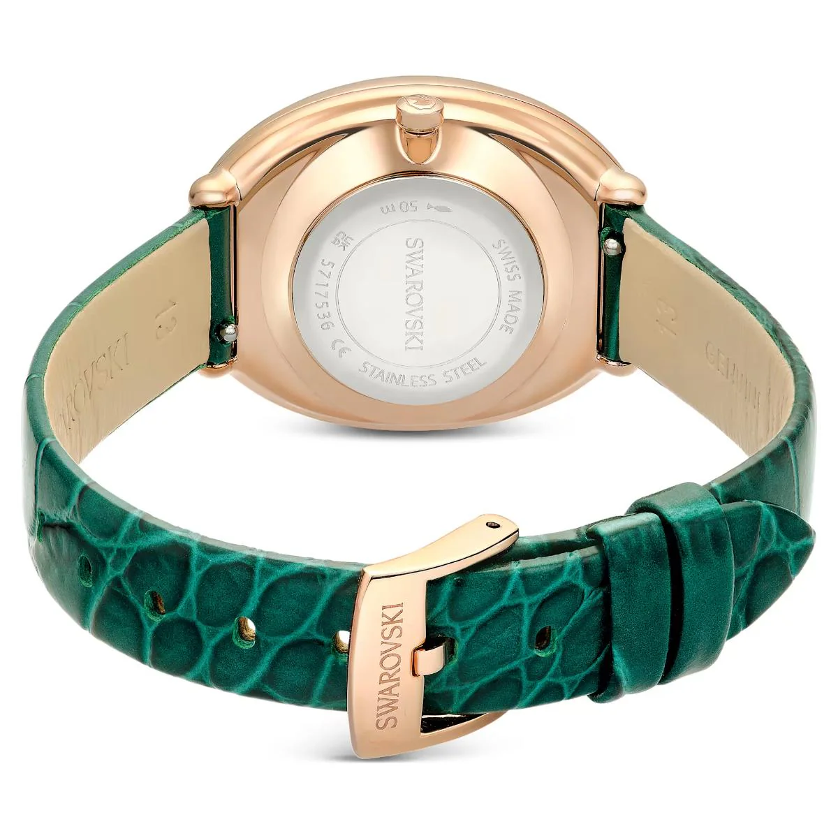 Swarovski Imber Oval Green Dial Analog Watch For Women 5717536 - Image 3