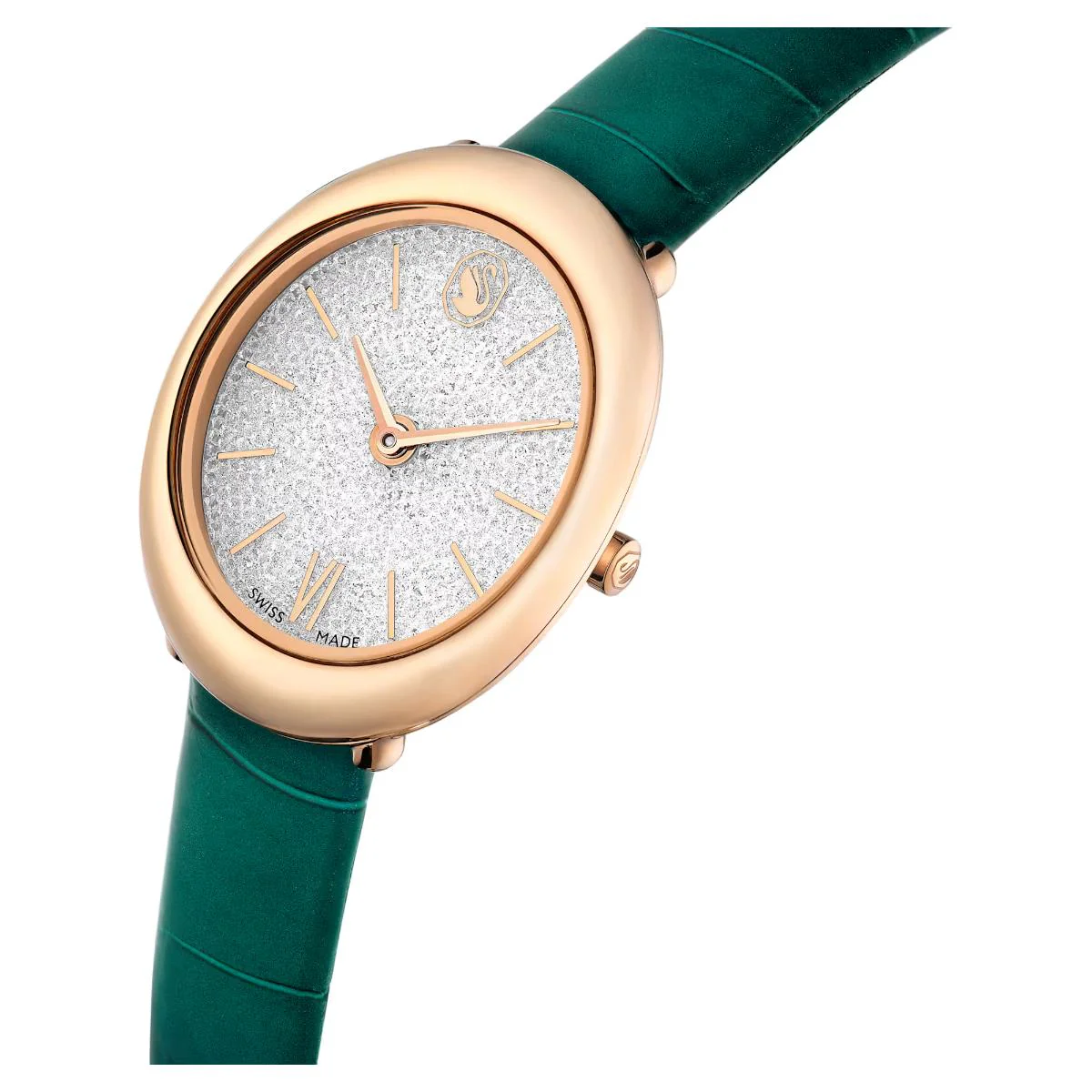 Swarovski Imber Oval Green Dial Analog Watch For Women 5717536 - Image 4