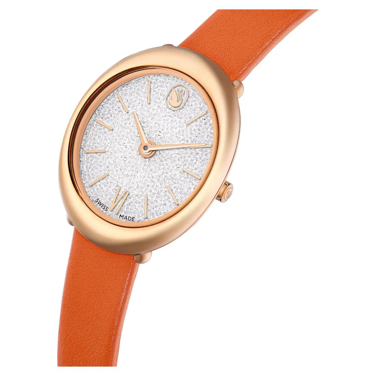 Swarovski Imber Oval Swiss Made Leather Strap Women's Watch 5717543 - Image 4
