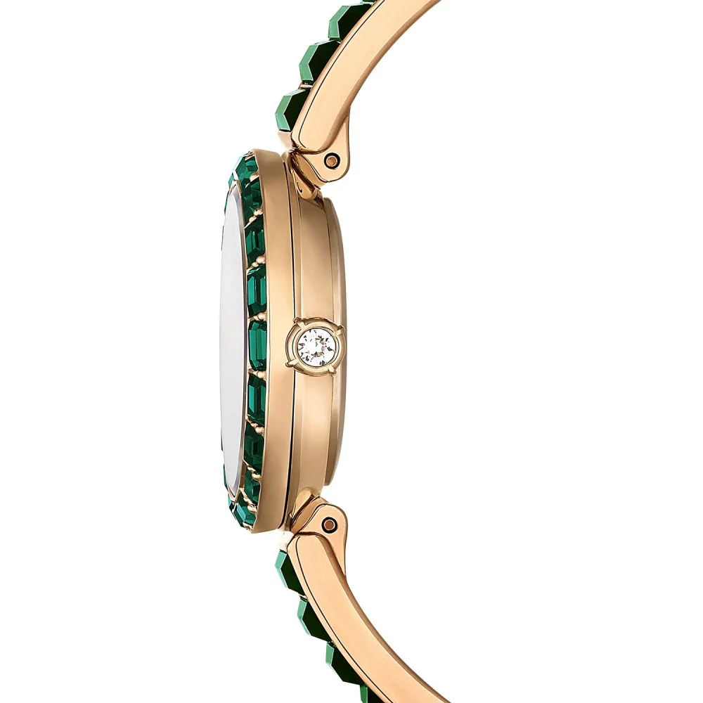 Swarovski Matrix bangle Green Round Dial Analog Women's Watch 5690808 - Image 5