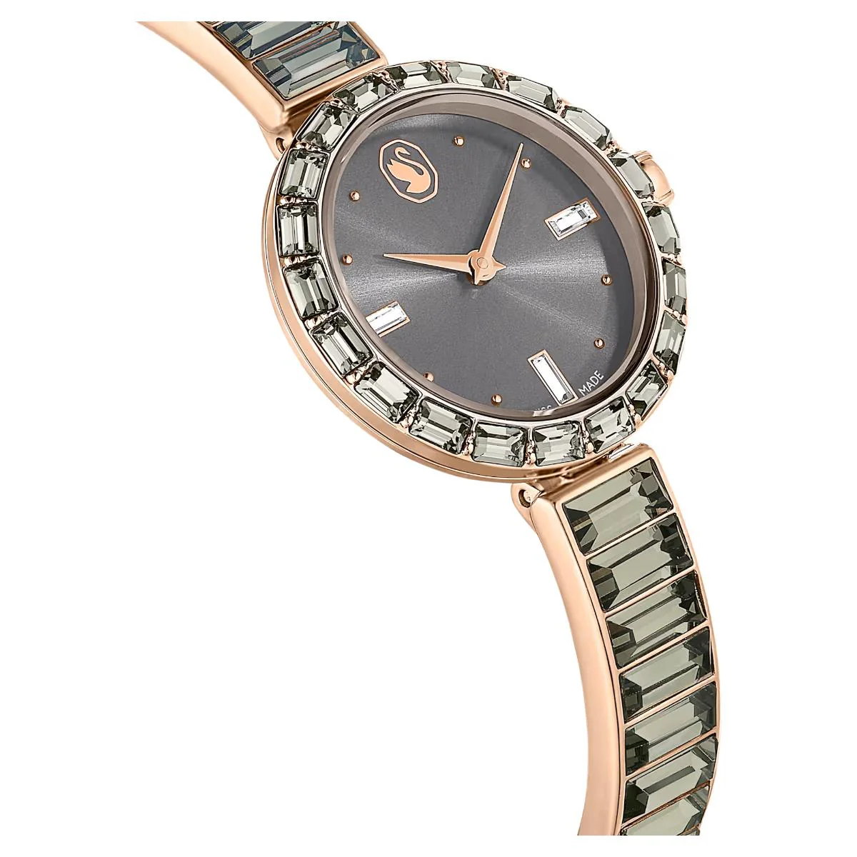 Swarovski Matrix Bangle Grey Round Dial Analog Women's Watch 5679887 - Image 5