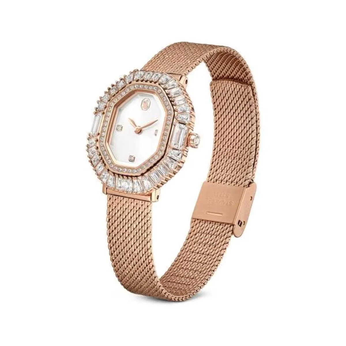 Swarovski Matrix Quartz Rose Gold Dial Analog Women's Watch 5732497 - Image 2