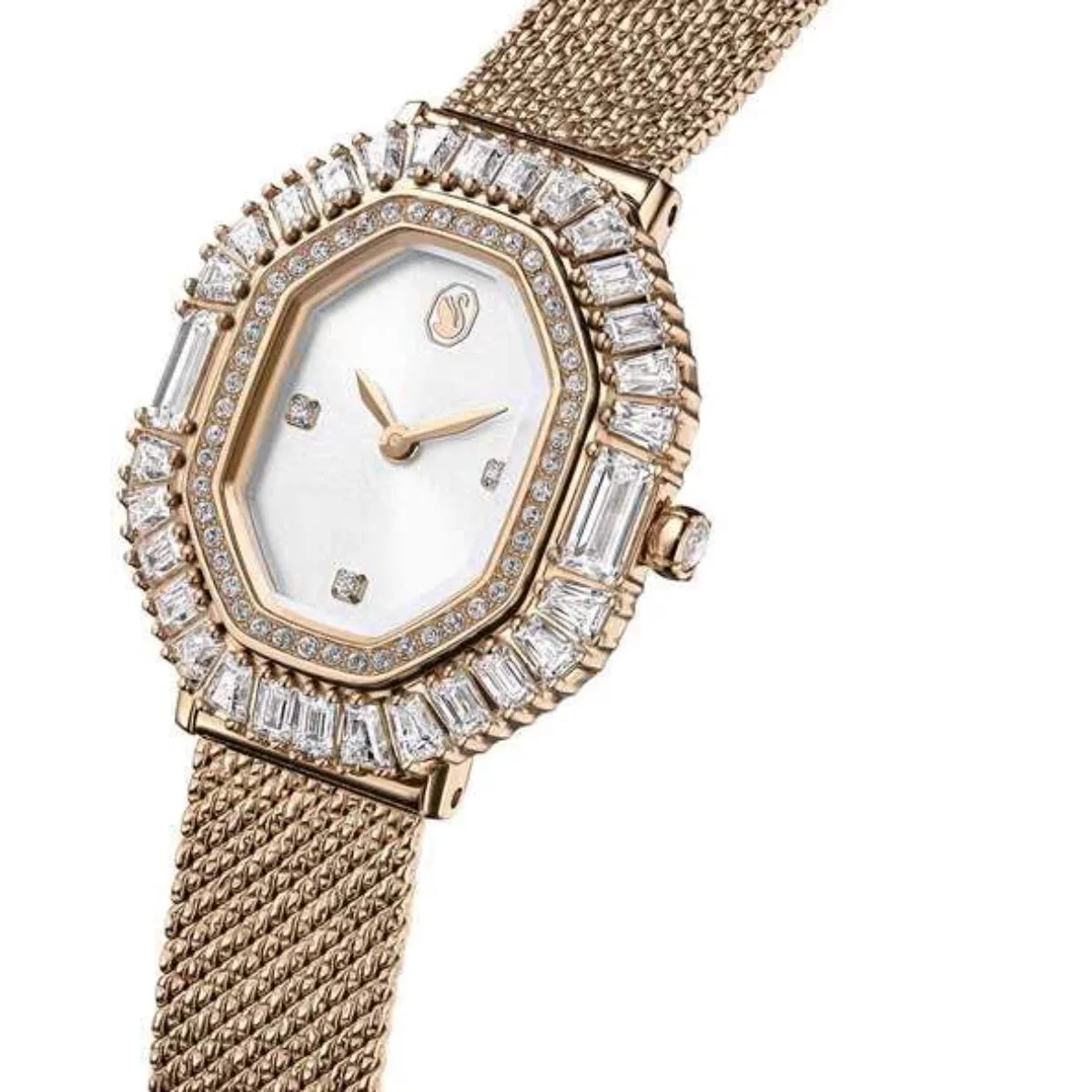 Swarovski Matrix Quartz Rose Gold Dial Analog Women's Watch 5732497 - Image 4