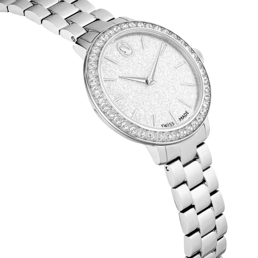 Swarovski Matrix Silver Round Dial Analog Watch For Women 5706182 - Image 2