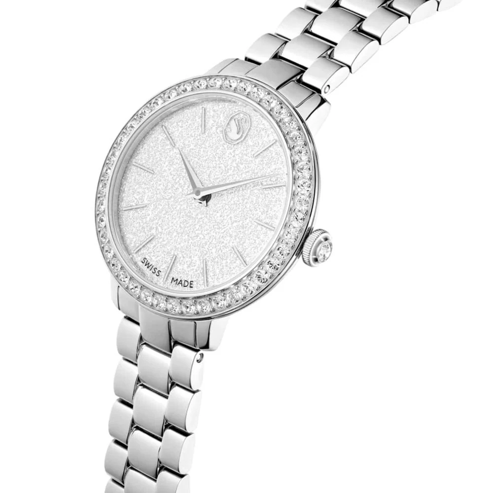 Swarovski Matrix Silver Round Dial Analog Watch For Women 5706182 - Image 3