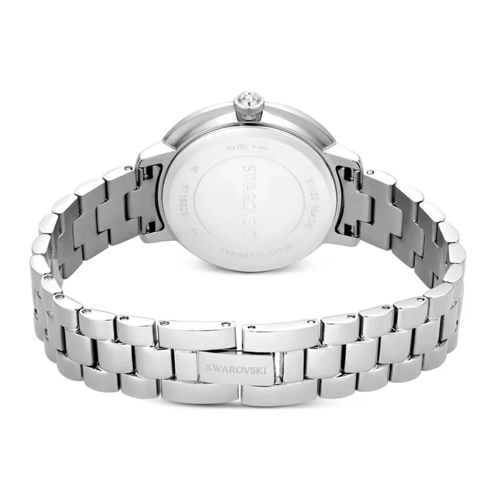 Swarovski Matrix Silver Round Dial Analog Watch For Women 5706182 - Image 4