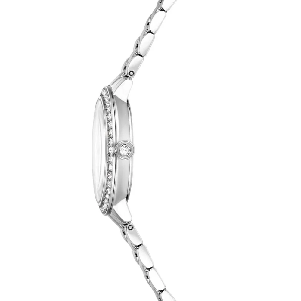 Swarovski Matrix Silver Round Dial Analog Watch For Women 5706182 - Image 6
