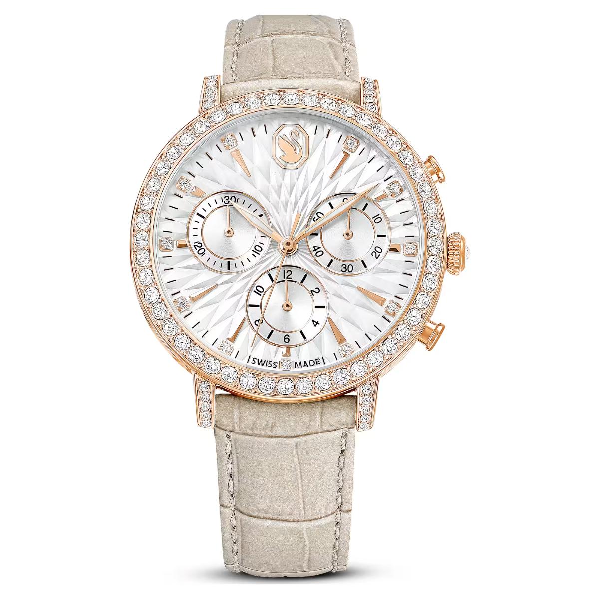 Swarovski Matrix Tennis chrono Silver-tone Dial Women's Watch 5702849