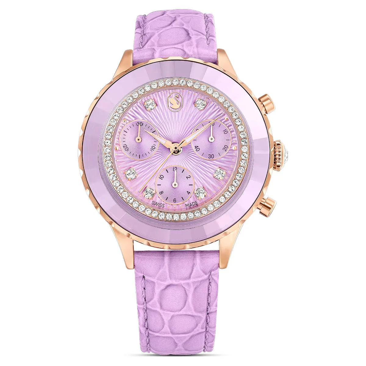 Swarovski Octea chrono Purple Dial Analog Women's Watch 5690804