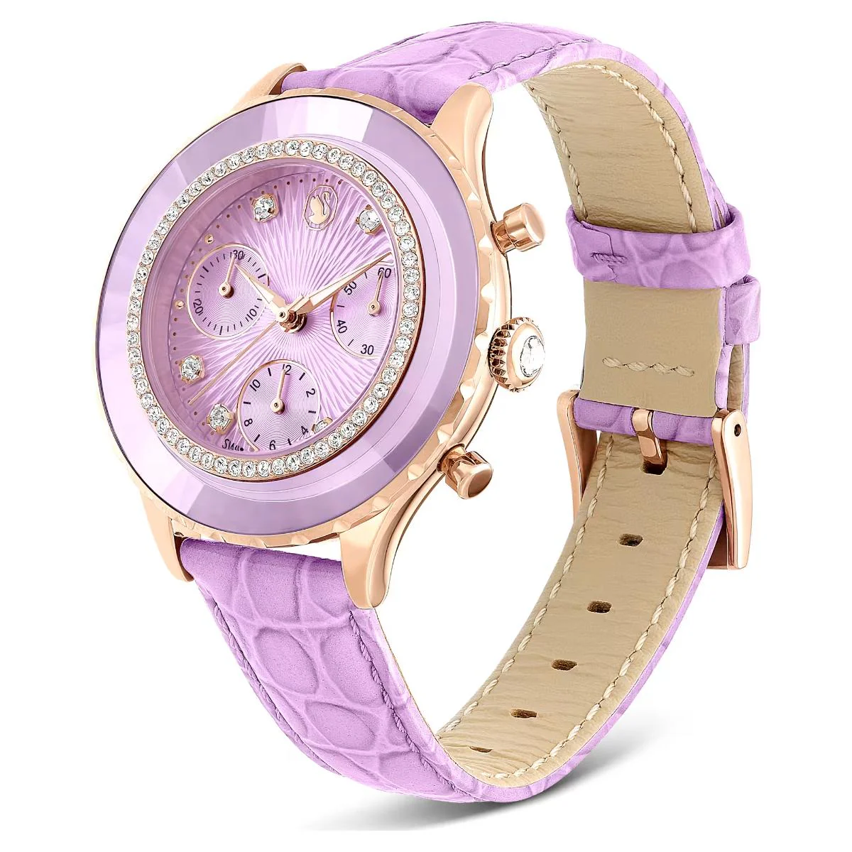 Swarovski Octea chrono Purple Dial Analog Women's Watch 5690804 - Image 2