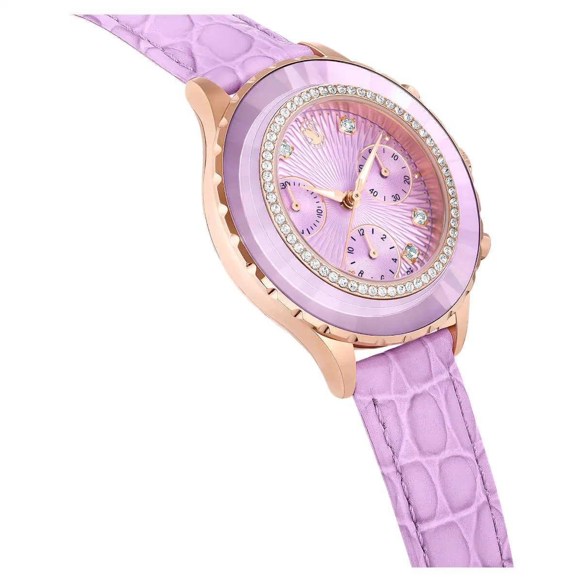 Swarovski Octea chrono Purple Dial Analog Women's Watch 5690804 - Image 5