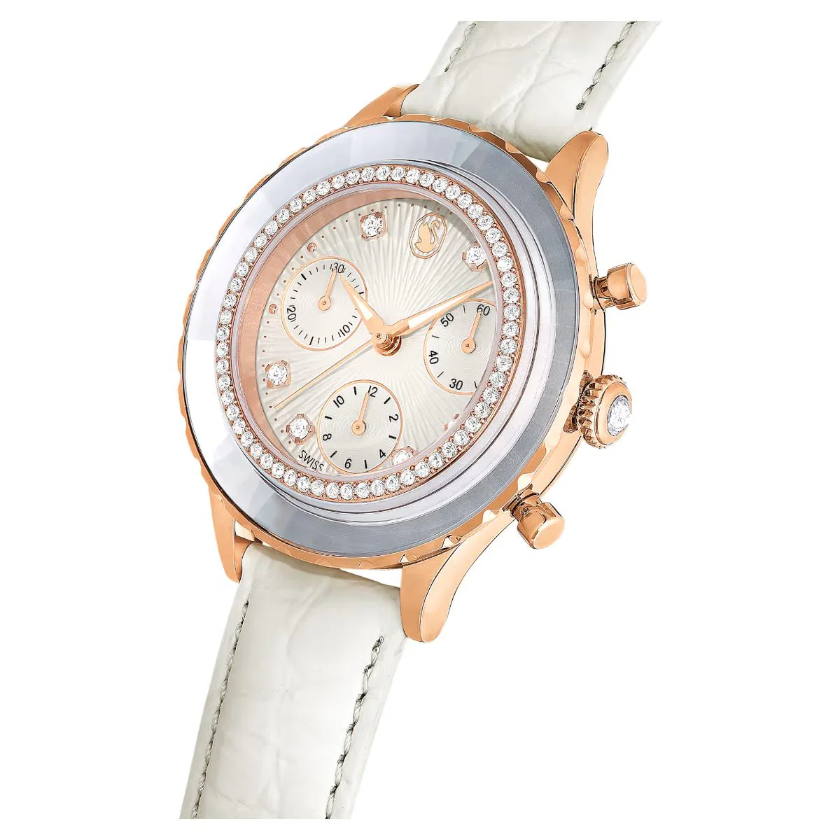 Swarovski Octea chrono White Dial Analog Watch For Women 5671150 - Image 3