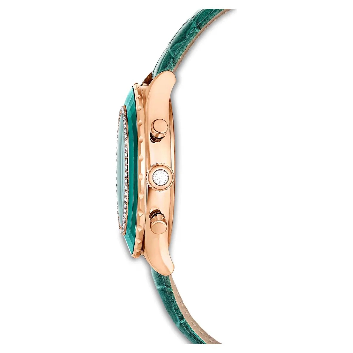 Swarovski Octea Green Dial Analog Chronograph Women's Watch 5672931 - Image 5
