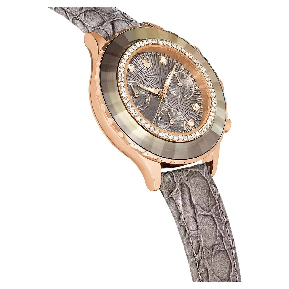 Swarovski Octea Grey Dial Analog Chronograph Watch For Women 5671153 - Image 3