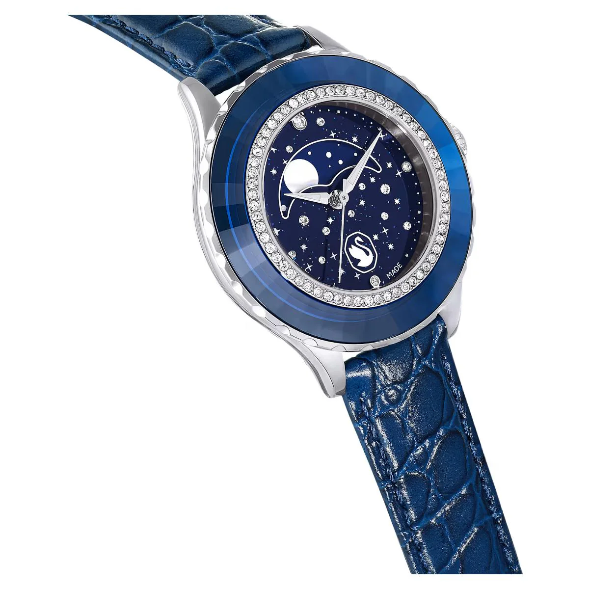 Swarovski Octea Moon Blue Round Dial Analog Women's Watch 5677494 - Image 5