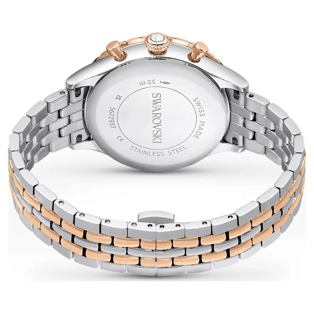 Swarovski Octea Silver Dial Analog Chronograph Women's Watch 5672937 - Image 2
