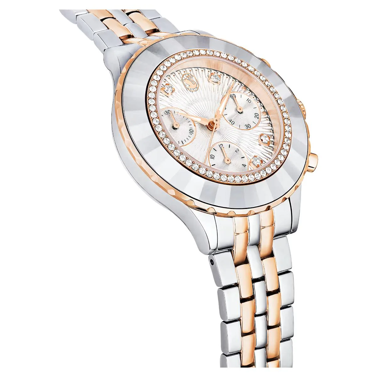 Swarovski Octea Silver Dial Analog Chronograph Women's Watch 5672937 - Image 4