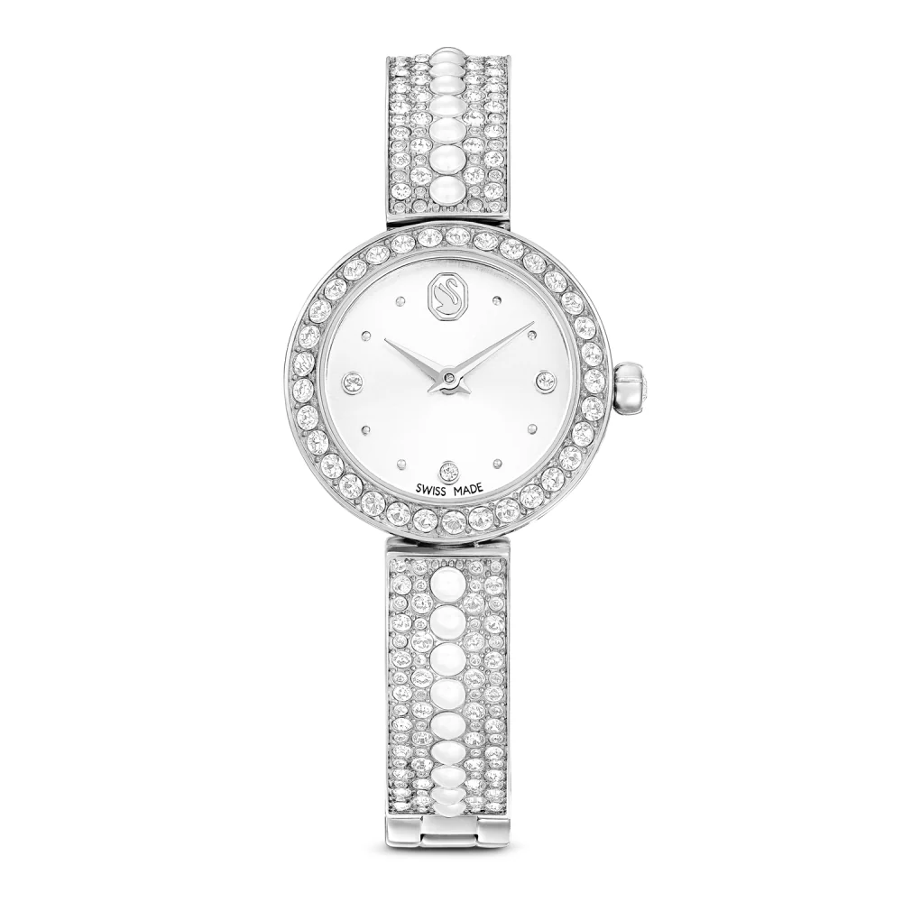 Swarovski Quartz Attract Silver Round Dial Analog Women's Watch 5743680