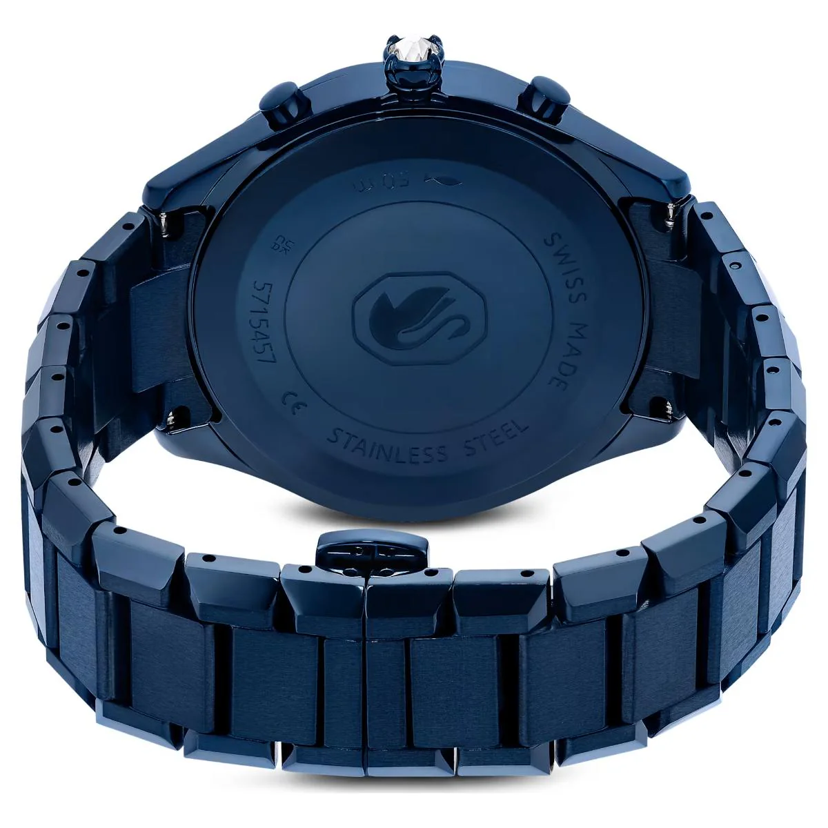 Swarovski Quartz Dextera Blue Dial Analog Chronograph Women's Watch 5715457 - Image 3